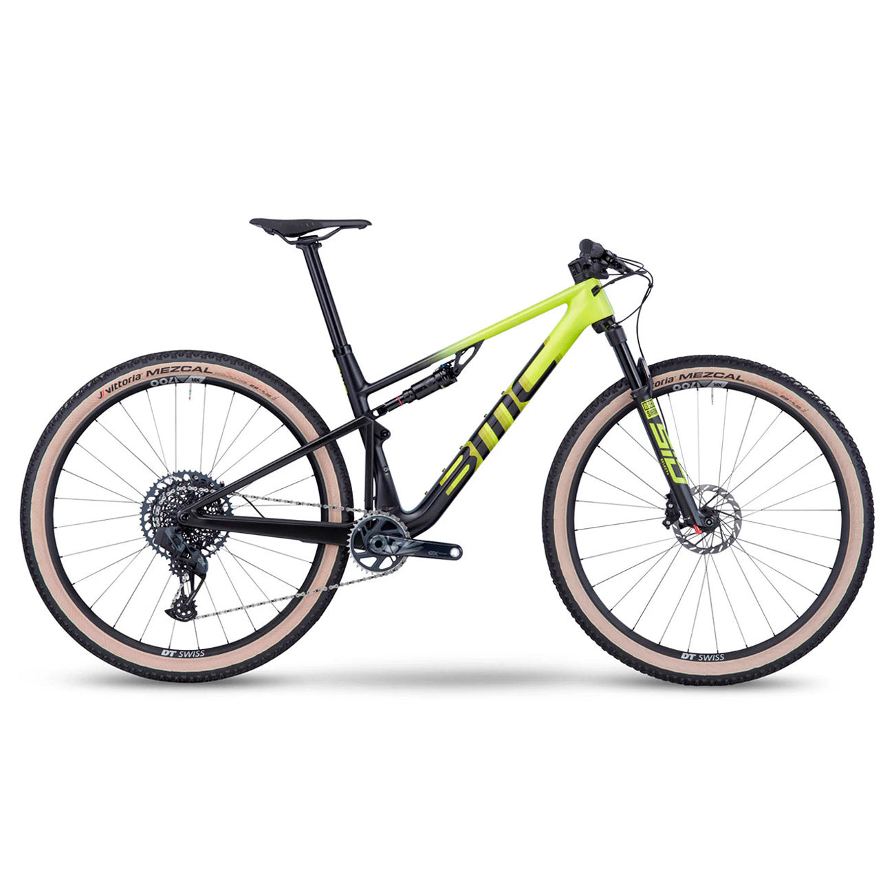 foto dettaglio bicicletta mountain bike in carbonio bmc fourstroke 01 two