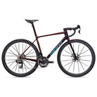 foto dettaglio bicicletta da corsa in carbonio giant tcr advanced sl 0 red