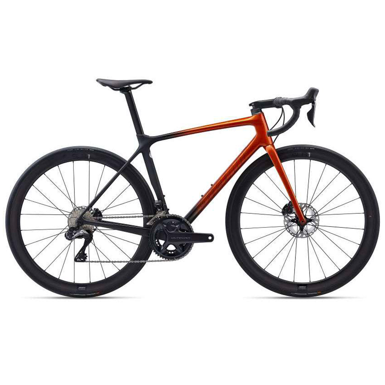 foto bicicletta da corsa giant tcr advanced vista orizzontale