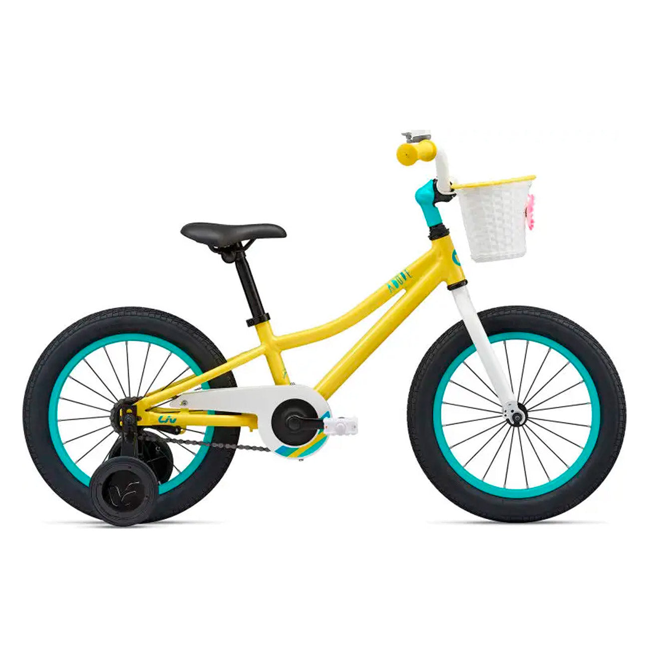 bicicletta bimbo liv adore 16" yellow in alluminio