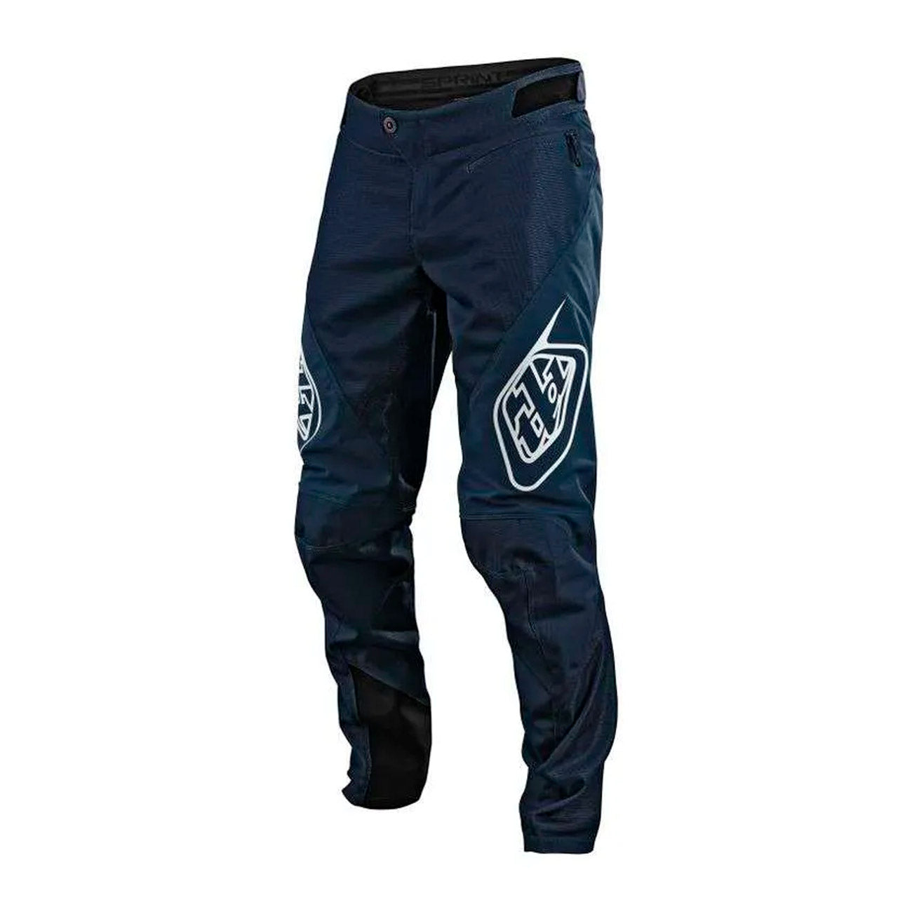 foto dettaglio pantaloni lunghi da enduro troy lee designs sprint navy pant